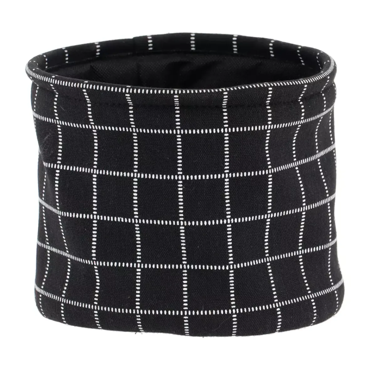 TENDANCE Accessori Bagno|Cesti E Scatole-Set di 3 cestini portaoggetti (17 cm) Quadretti