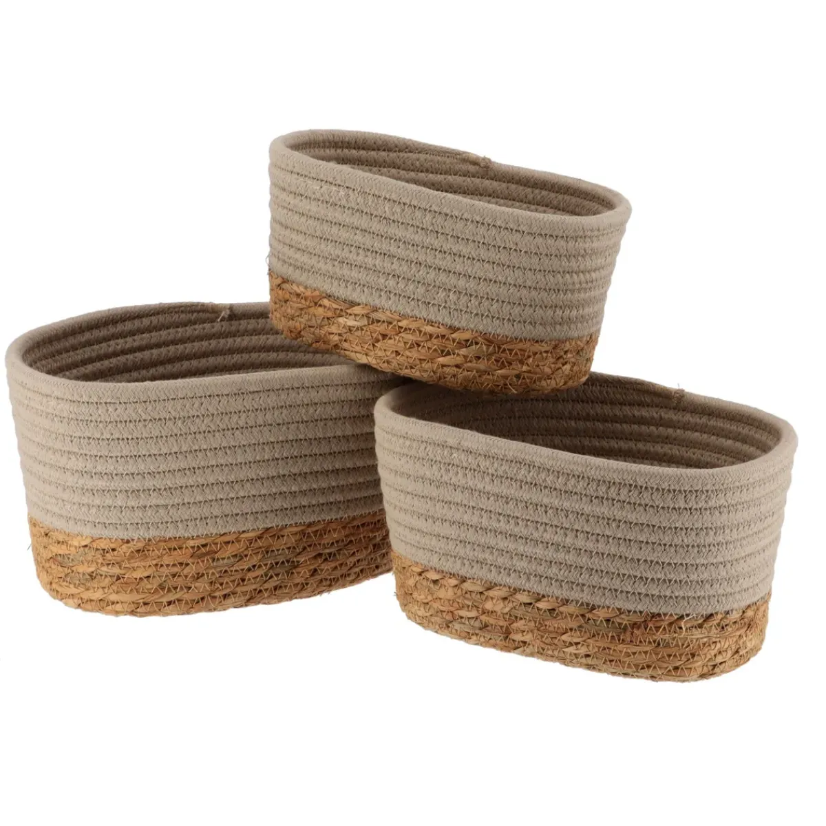 TENDANCE Accessori Bagno|Cesti E Scatole-Set di 3 cesti portoggetti (13 cm) Timeless