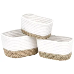 TENDANCE Accessori Bagno|Cesti E Scatole-Set di 3 contenitori Timeless