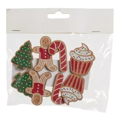 CHRISTMAS DREAM Decorazione Da Tavola-Set di 8 decorazioni da spargere (H5 cm) Albero e golosità