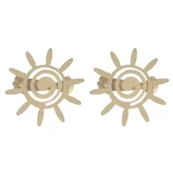 Set di 2 fermatenda Helios Oro