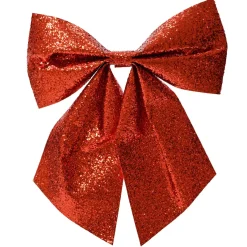 KAEMINGK Addobbi Natalizi-Set di 5 fiocchi di Natale (H9 cm) Brillante