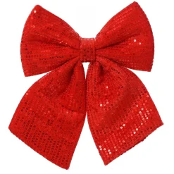 KAEMINGK Addobbi Natalizi-Set di 2 fiocchi di Natale (H13 cm) Paillettes