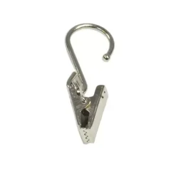Set di 8 ganci con pinza Argento