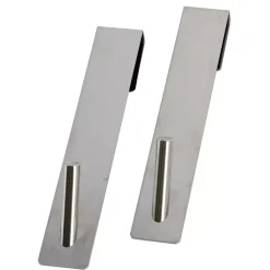 TENDANCE Contenitori Bagno-Set di 2 ganci speciale parete doccia (H18cm) Cromo