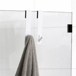 TENDANCE Contenitori Bagno-Set di 2 ganci speciale parete doccia (H18 cm)