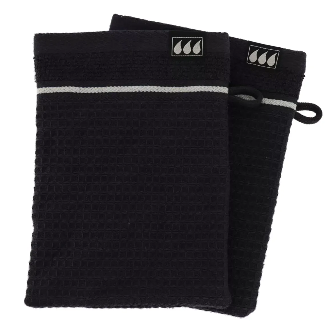 Set di 2 guanti da bagno cotone nido d'ape (15 x 21 cm) Japandi Nerp