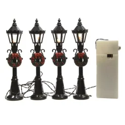 KAEMINGK Personaggi E Accessori Per Villaggio-Set di lampadari illuminati per la creazione di un villaggio