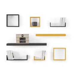 ATMOSPHERA Mensole-Set di 3 mensole Cube Modello grande