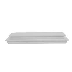 EMINZA Mensole-Set di 2 mensole in legno da parete (L70 cm) Jaspery