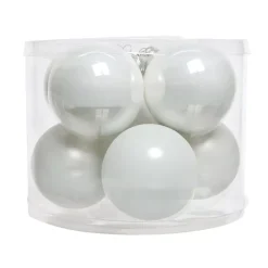 KAEMINGK Palline Di Natale-Set di 8 palline di Natale di vetro (D70 mm) Myst