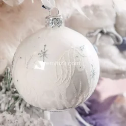 KAEMINGK Palline Di Natale-Set di 6 palline di Natale di vetro Unicorno