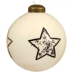 KAEMINGK Palline Di Natale-Set di 3 palline di Natale di vetro (D80 mm) Myli