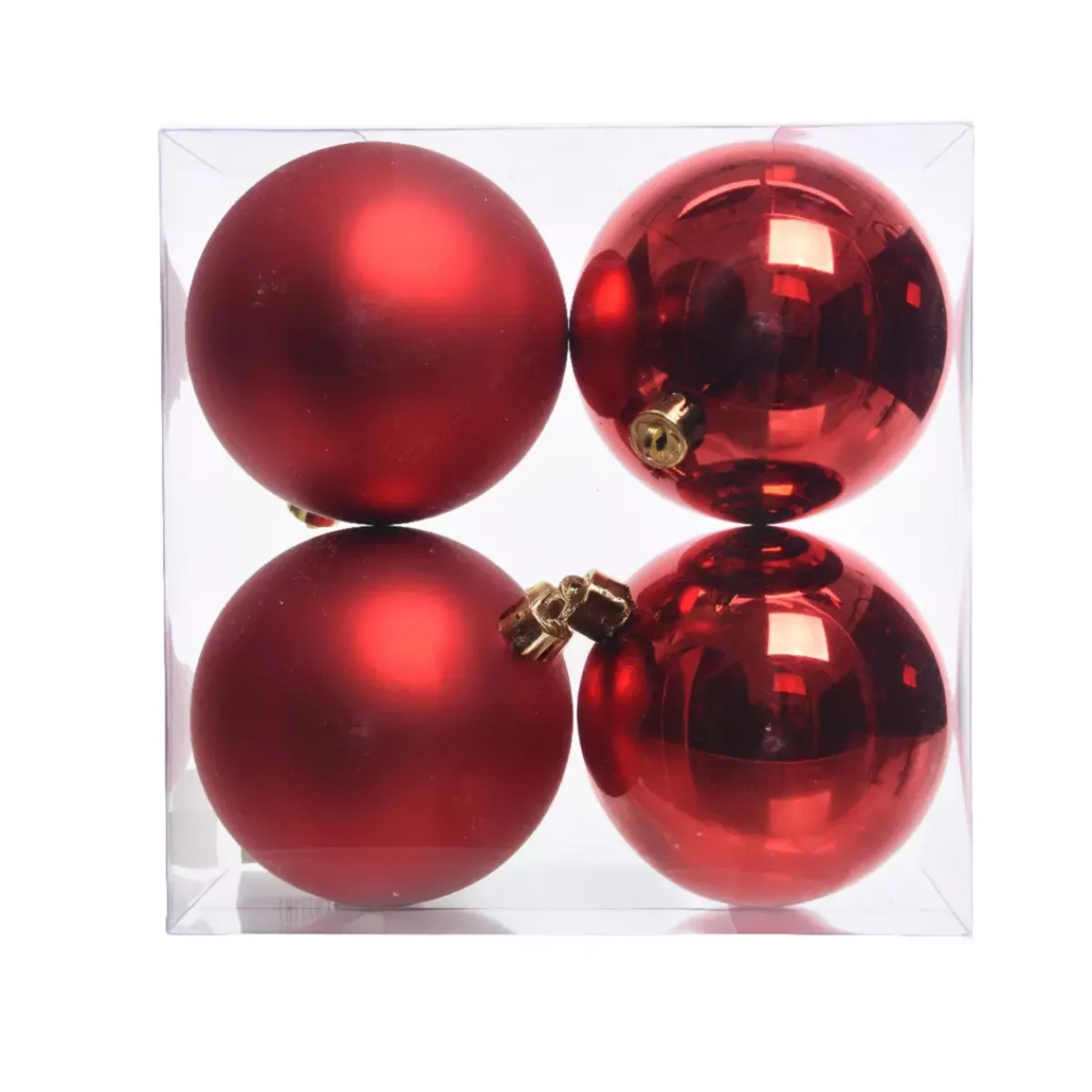 EMINZA Palline Di Natale-Set di 4 palline di Natale (D100 mm) Aravis