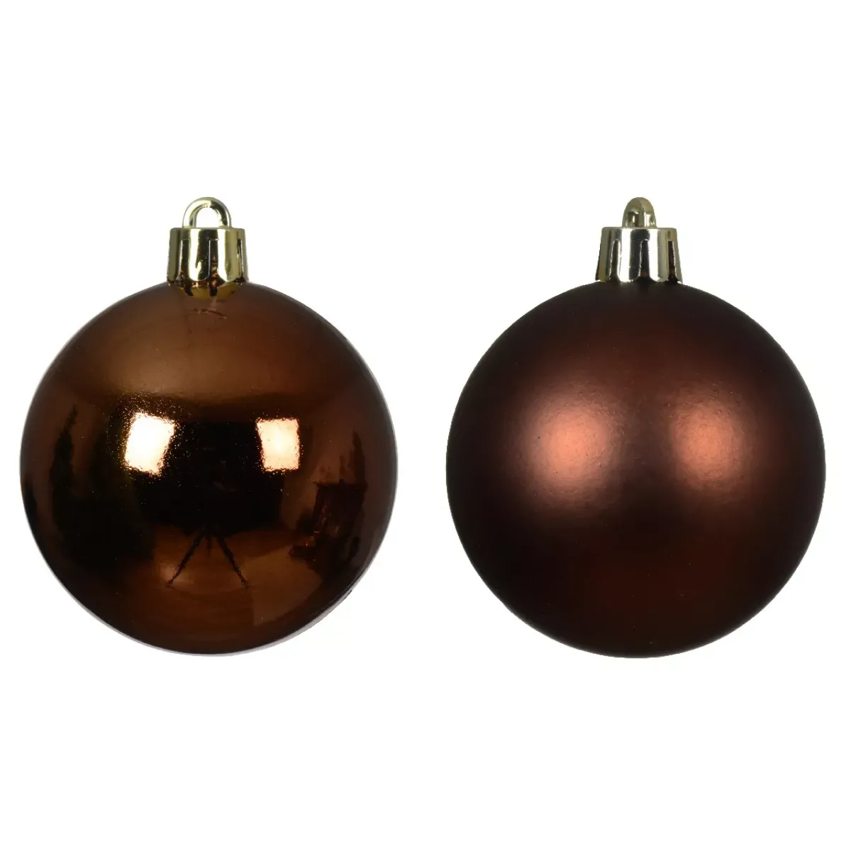 KAEMINGK Palline Di Natale-Set di 30 palline di Natale (D60 mm) Aravis Marrone