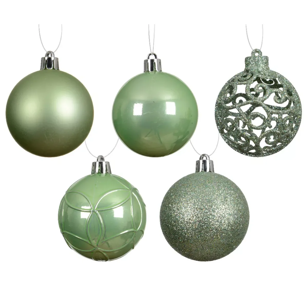 KAEMINGK Palline Di Natale-Set di 35 palline di Natale (D60 mm) Aravis mix