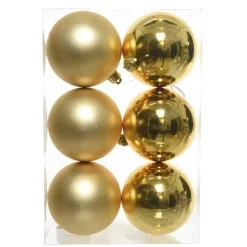 KAEMINGK Palline Di Natale-Set di 6 palline di Natale (D80 mm) Aravis