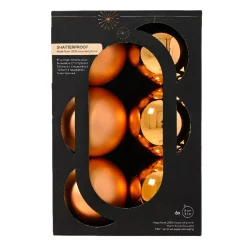 KAEMINGK Palline Di Natale-Set di 6 palline di Natale (D80 mm) Aravis