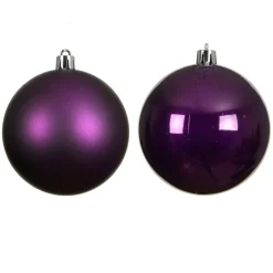 KAEMINGK Palline Di Natale-Set di 6 palline di Natale (D80 mm) Aravis Fico