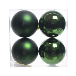 KAEMINGK Palline Di Natale-Set di 4 palline di Natale (D100 mm) Aravis