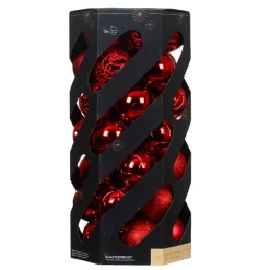 EMINZA Palline Di Natale-Set di 35 palline di Natale (D60 mm) Aravis mix