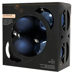 KAEMINGK Palline Di Natale-Set di 4 palline di Natale (D100 mm) Aravis