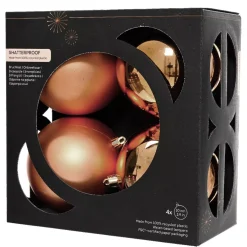 KAEMINGK Palline Di Natale-Set di 4 palline di Natale (D100 mm) Aravis