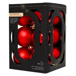 KAEMINGK Palline Di Natale-Set di 12 palline di Natale (D60 mm) Aravis