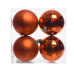 KAEMINGK Palline Di Natale-Set di 4 palline di Natale (D100 mm) Aravis