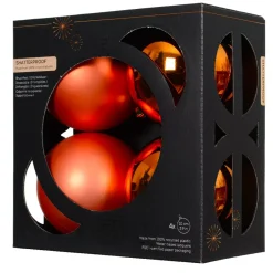 KAEMINGK Palline Di Natale-Set di 4 palline di Natale (D100 mm) Aravis