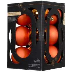 KAEMINGK Palline Di Natale-Set di 12 palline di Natale (D60 mm) Aravis