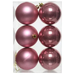 KAEMINGK Palline Di Natale-Set di 6 palline di Natale (D80 mm) Aravis
