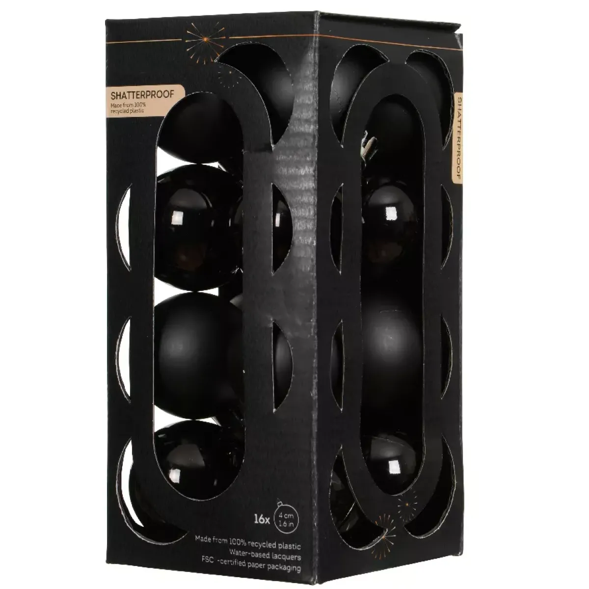 KAEMINGK Palline Di Natale-Set di 16 palline di Natale (D40 mm) Aravis
