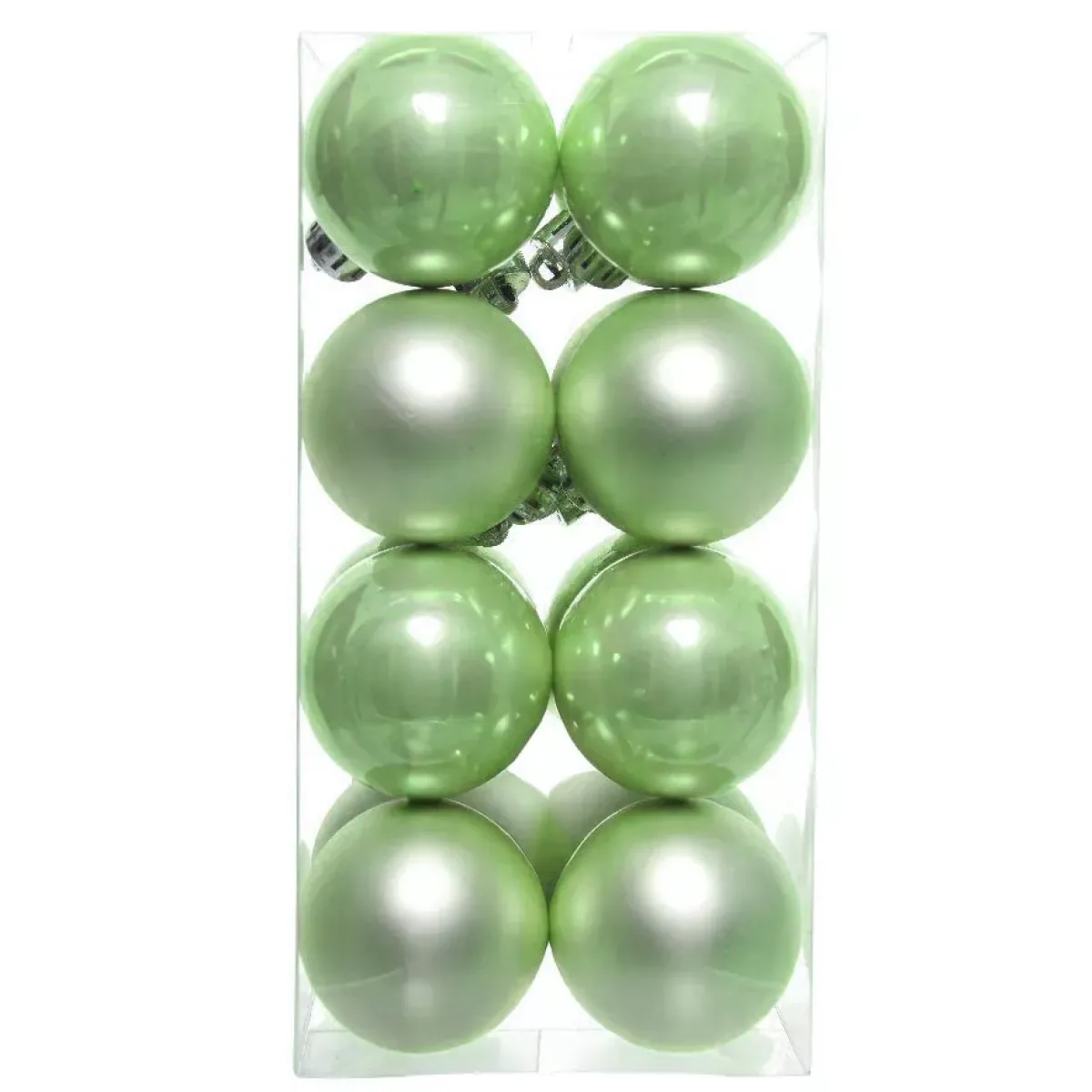 KAEMINGK Palline Di Natale-Set di 16 palline di Natale (D40 mm) Aravis Verde tè matcha