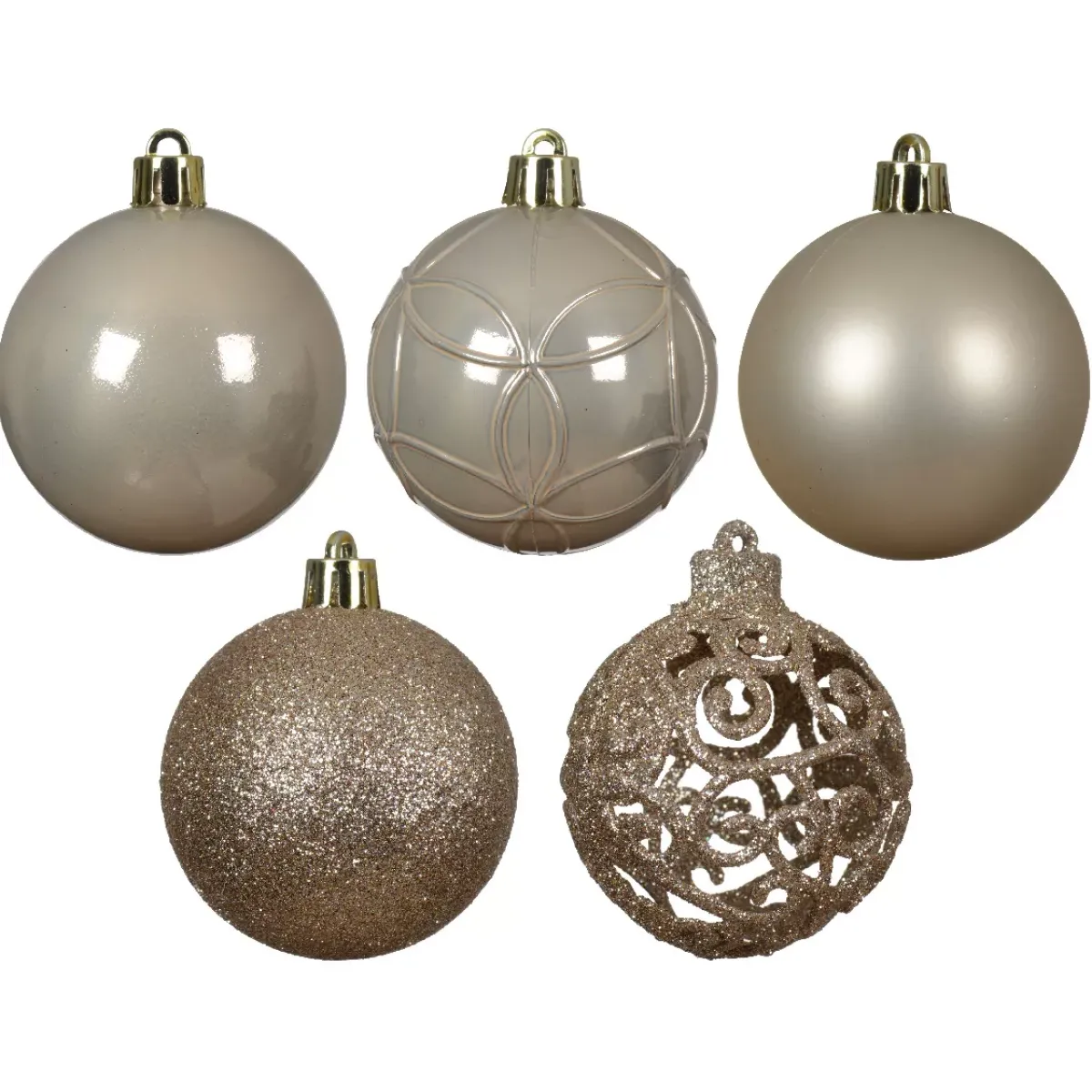 EMINZA Palline Di Natale-Set di 35 palline di Natale (D60 mm) Aravis mix