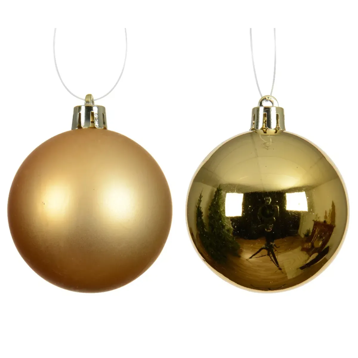 EMINZA Palline Di Natale-Set di 4 palline di Natale (D100 mm) Aravis