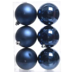 KAEMINGK Palline Di Natale-Set di 6 palline di Natale (D80 mm) Aravis