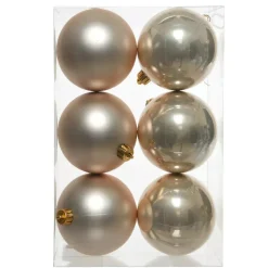 KAEMINGK Palline Di Natale-Set di 6 palline di Natale (D80 mm) Aravis