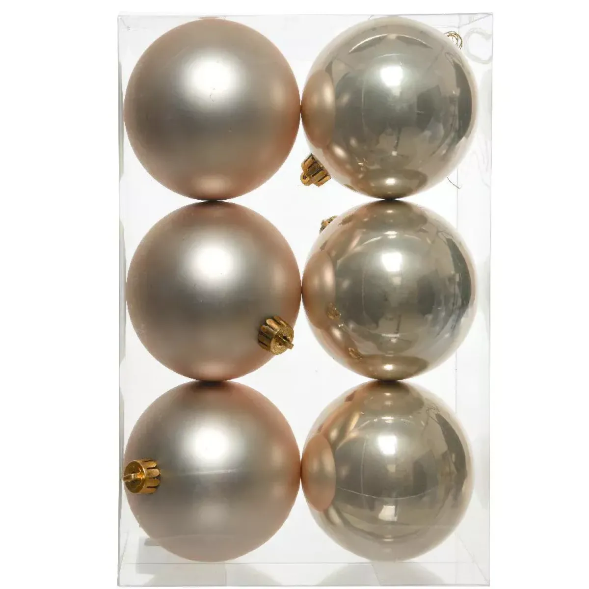 KAEMINGK Palline Di Natale-Set di 6 palline di Natale (D80 mm) Aravis
