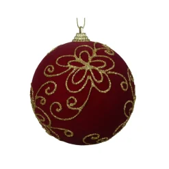 KAEMINGK Palline Di Natale-Set di 12 palline di Natale (D100 mm) Castello e oro