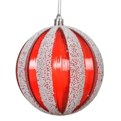 KAEMINGK Palline Di Natale-Set di 12 palline di Natale (D80 mm) Fantasia perlato bianco