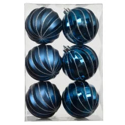 KAEMINGK Palline Di Natale-Set di 6 palline di Natale (D80 mm) Glam chic