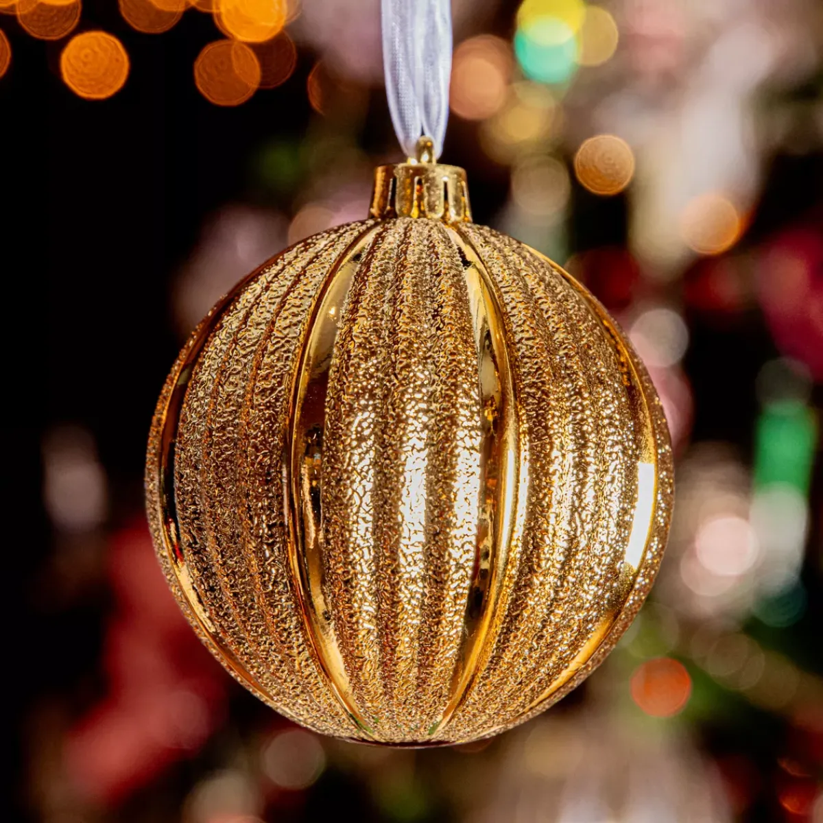 KAEMINGK Palline Di Natale-Set di 6 palline di Natale (D80 mm) Glitter