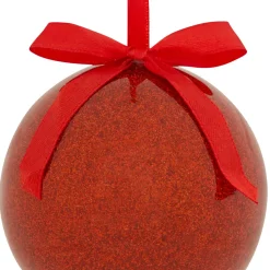 JJA Palline Di Natale-Set di 14 Palline di natale (D150 mm) Glitterate e con Fiocco