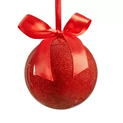 JJA Palline Di Natale-Set di 14 Palline di natale (D150 mm) Glitterate e con Fiocco