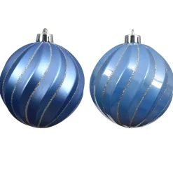 KAEMINGK Palline Di Natale-Set di 6 palline di Natale (D80 mm) Glam chic
