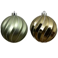 KAEMINGK Palline Di Natale-Set di 6 palline di Natale (D80 mm) Glam chic