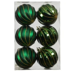 KAEMINGK Palline Di Natale-Set di 6 palline di Natale (D80 mm) Glam chic