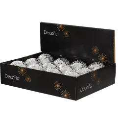 KAEMINGK Palline Di Natale-Set di 12 palline di Natale (D80 mm) Pallina a sfaccettatura