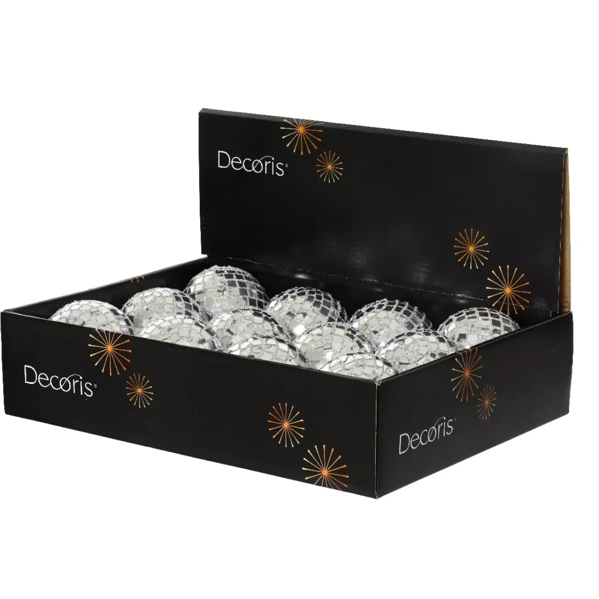 KAEMINGK Palline Di Natale-Set di 12 palline di Natale (D80 mm) Pallina a sfaccettatura